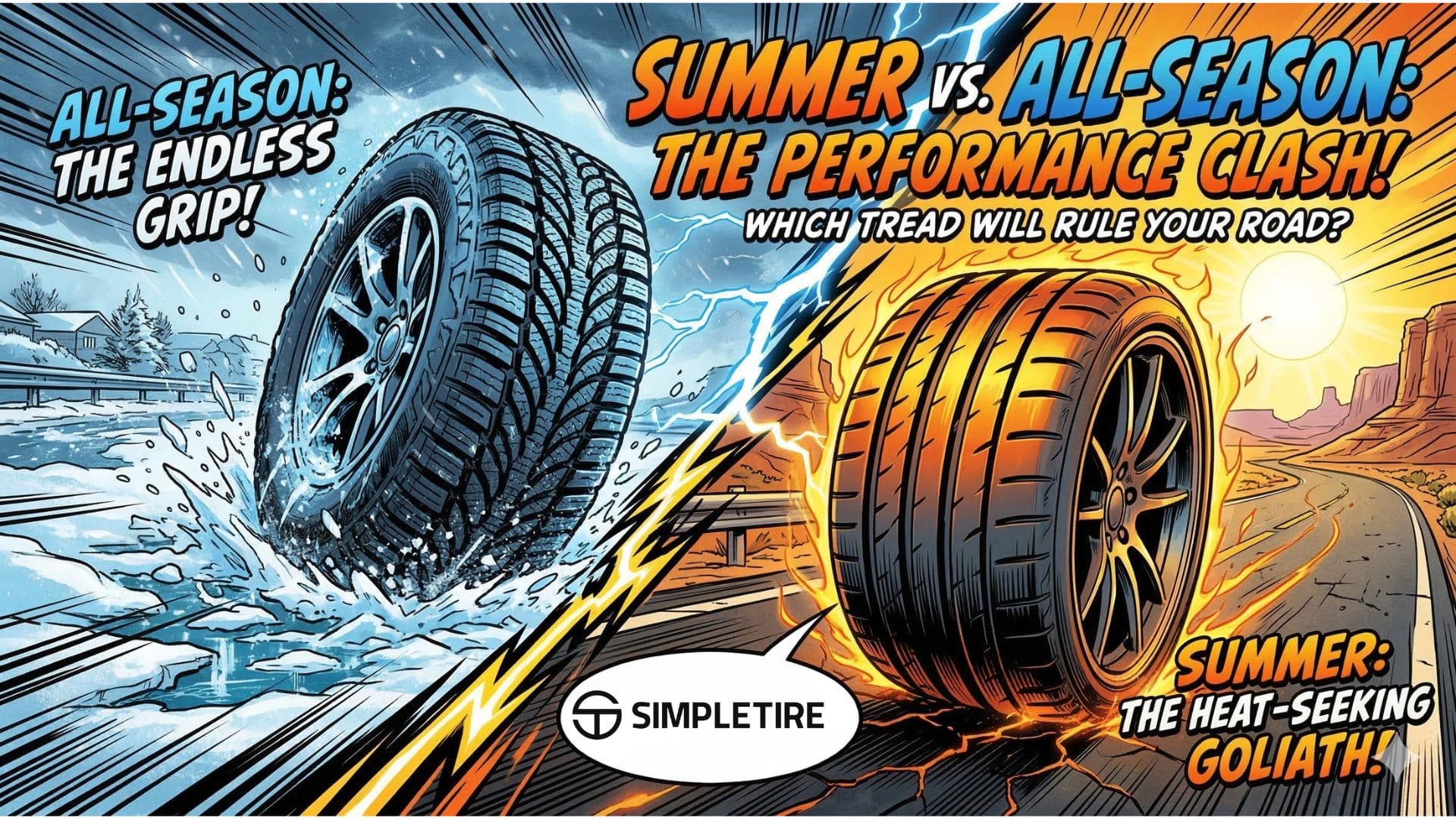 Summer vs All-Season tires: The Performance Clash!